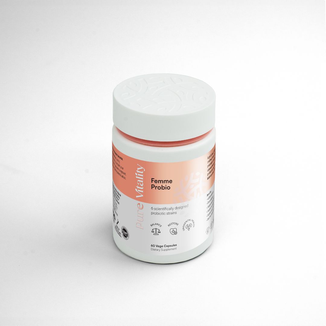 TPBVSK - Femme Probio - Tăng cường sức khỏe đường ruột, sức khỏe đường sinh dục nữ, hỗ trợ lợi khuẩn (60 viên/ lọ)