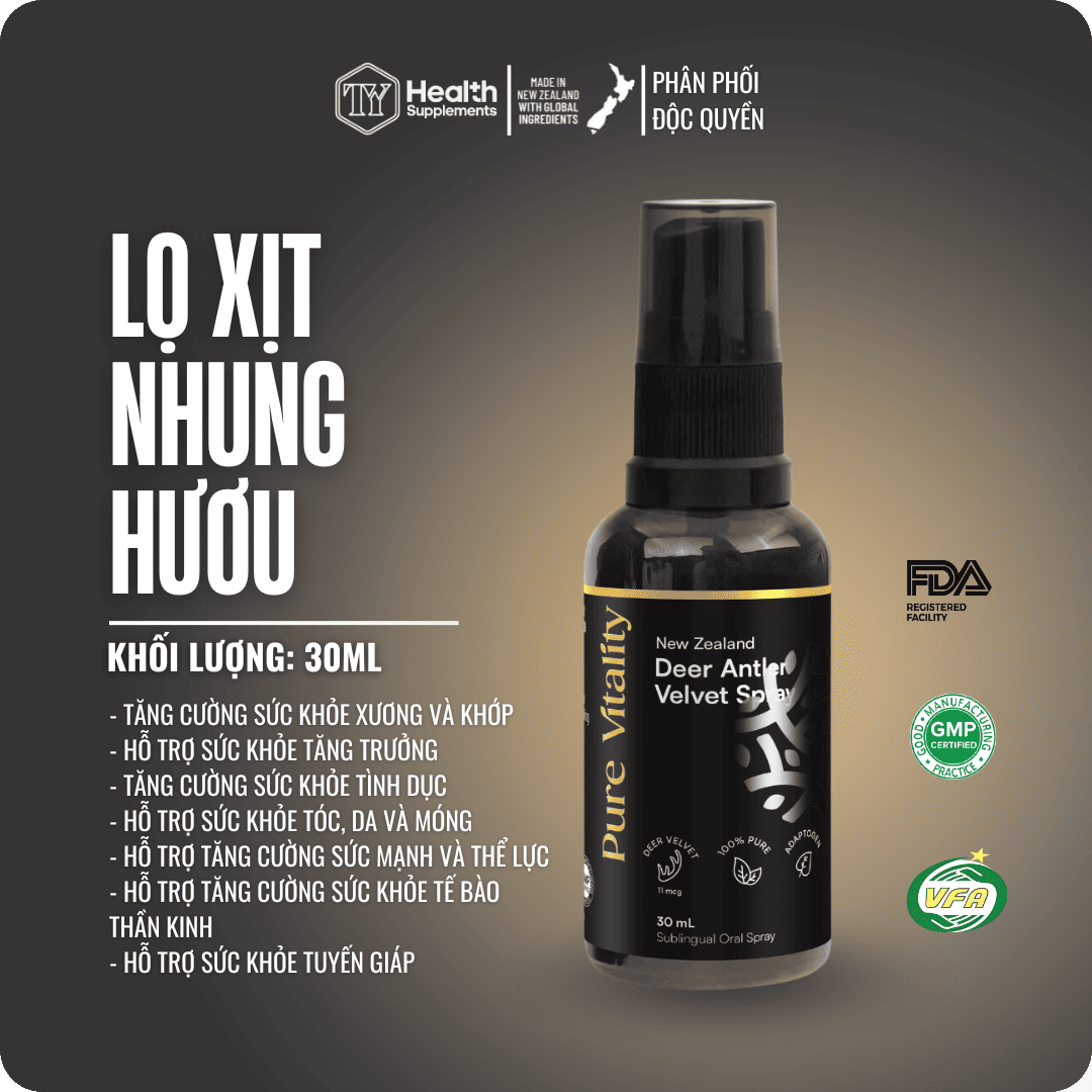 Nhung Huơu lọ xịt bổ sung - TPBVSK
