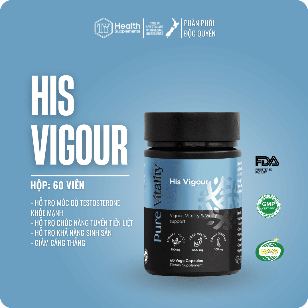 TPBVSK - His Vigour - Sản phẩm cải thiện sức khỏe sinh lý nam