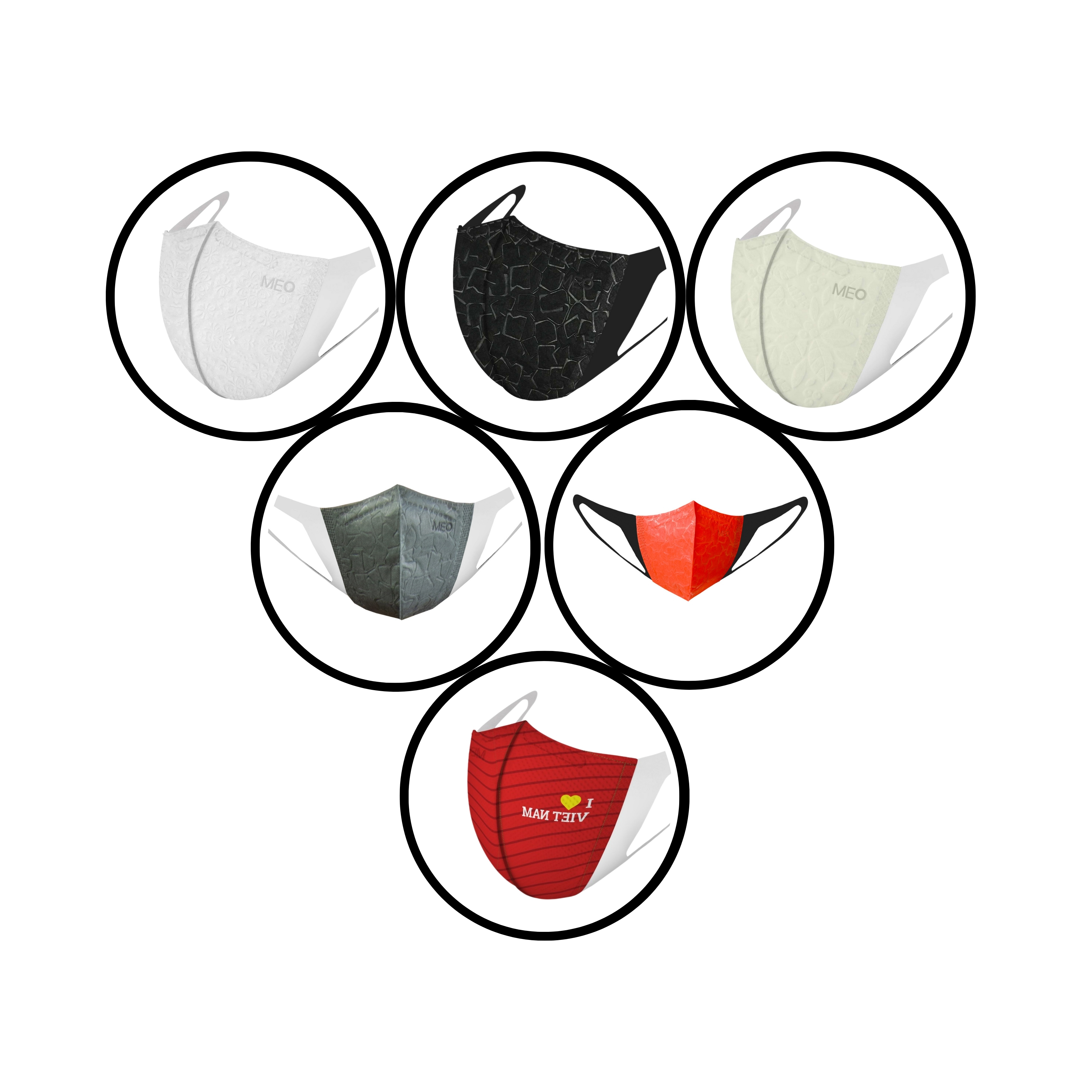 [Combo 100 cái] Khẩu Trang 3D MEO X Chính Hãng – Thiết Kế 3D Hiện Đại, Đeo Êm Tai, Tiện Mang Theo, Gói 3 Chiếc