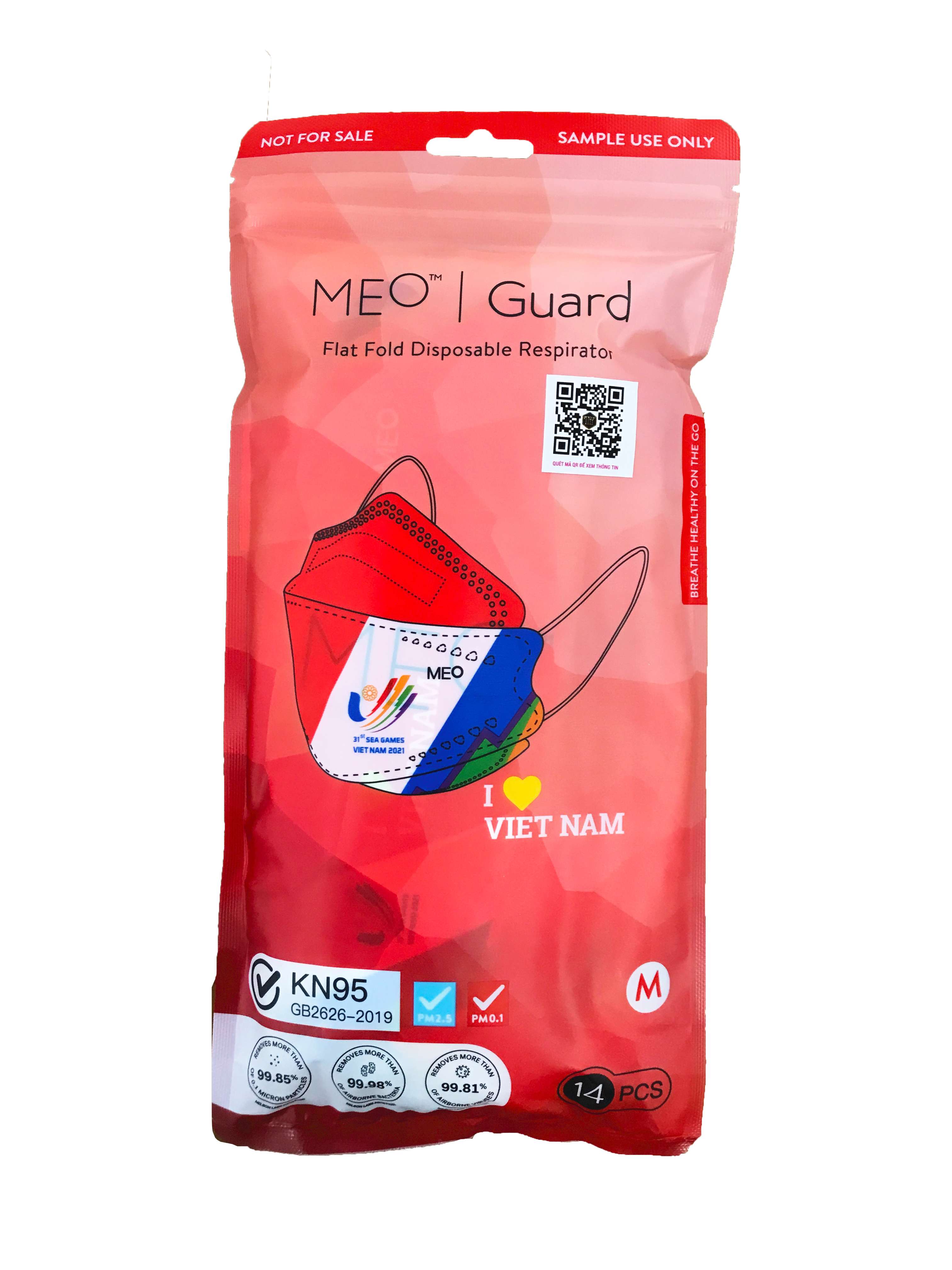 Khẩu trang MEO Guard phiên bản SEA Games 31 (Free ship từ 10 gói trở lên)