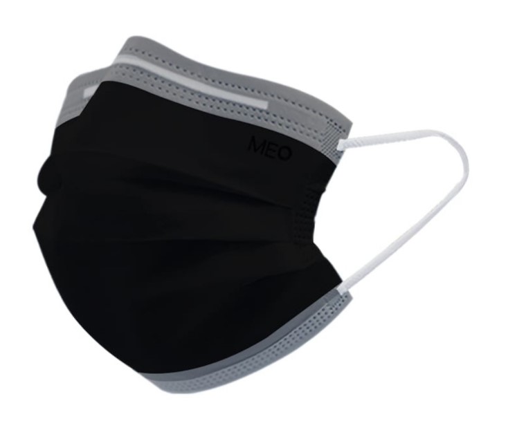 Khẩu trang thời trang MEO Med - màu đen (Free ship từ 10 gói trở lên)