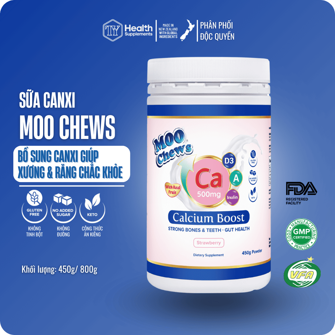 TPBVSK - Sữa bổ sung Canxi (Vị Strawberry)