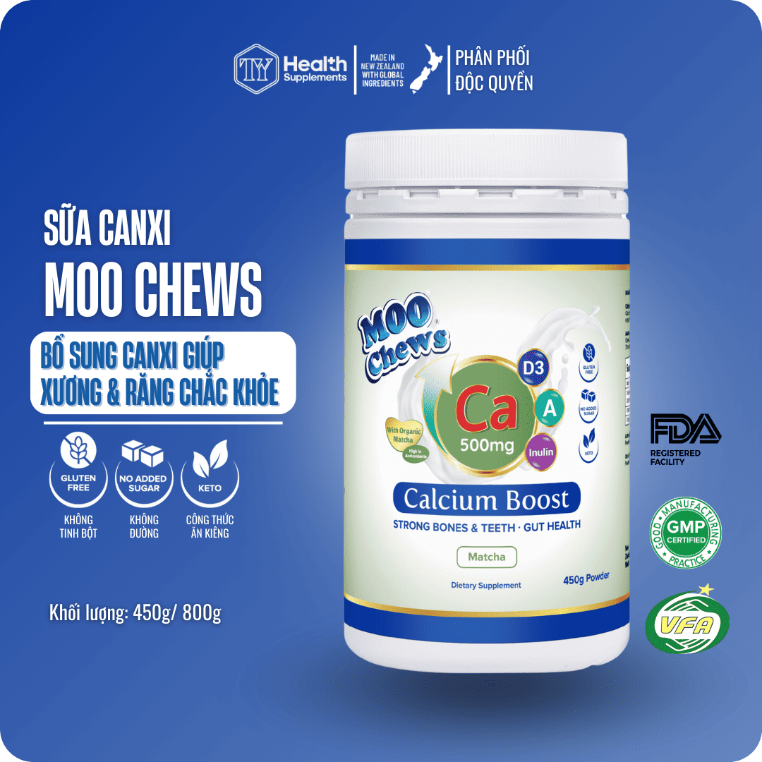 TPBVSK - Sữa bổ sung Canxi (Vị Matcha)