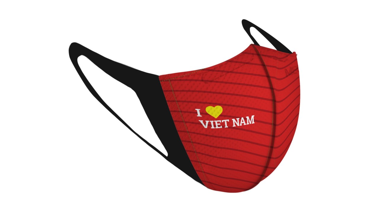 Khẩu trang MEO X - màu đỏ phiên bản I Love VIETNAM (Free ship từ 15 gói trở lên)