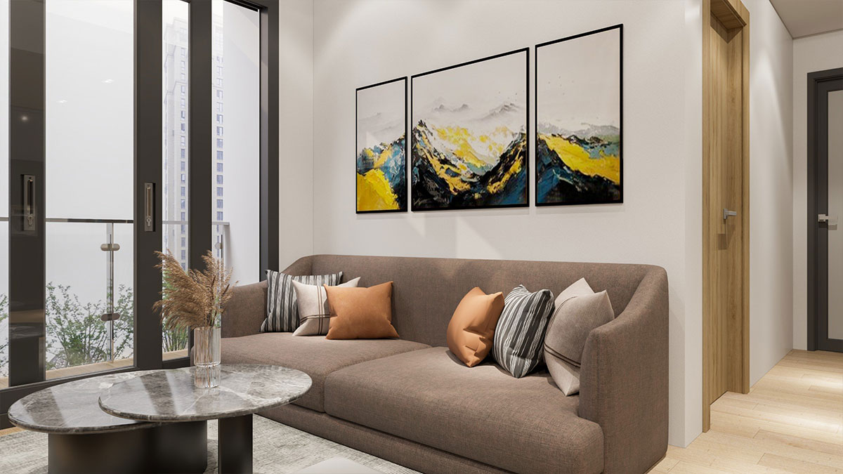 Nội thất căn hộ 2 phòng ngủ Masteri Centre Point TP Hồ Chí Minh