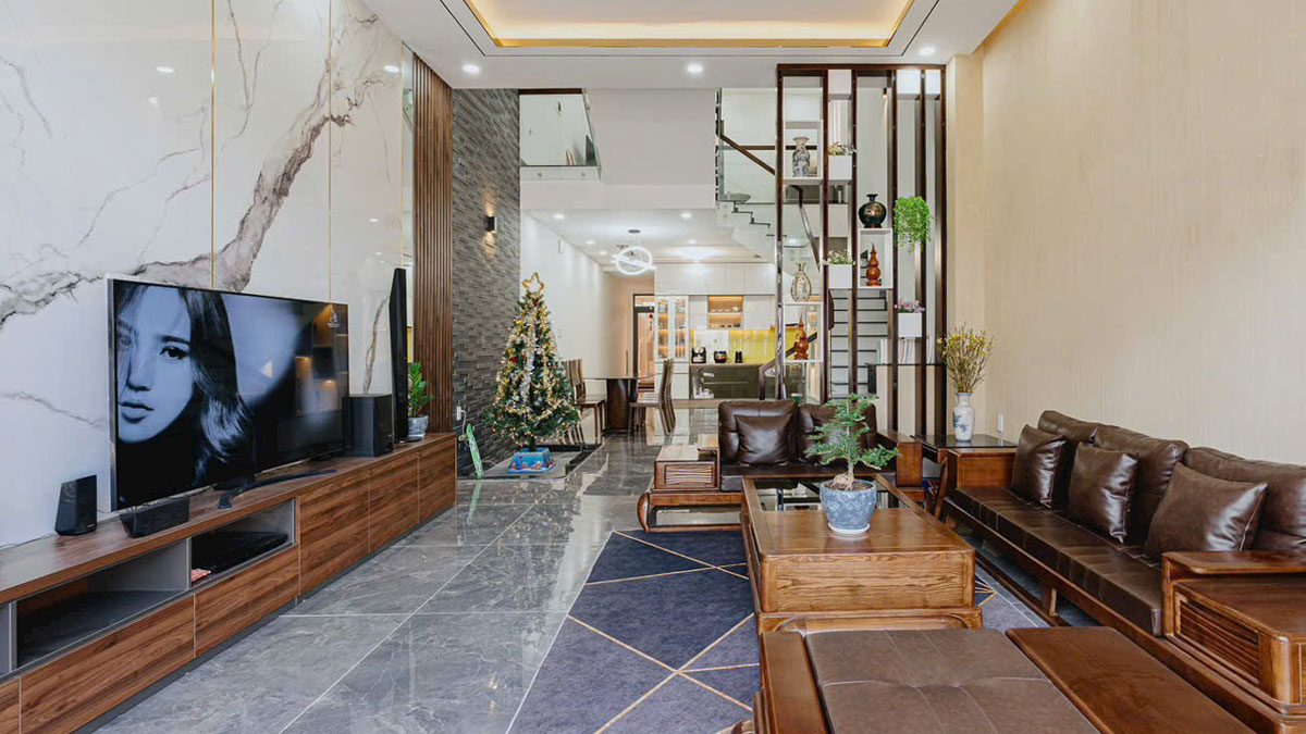 Nội thất nhà phố chị Chi - Long An