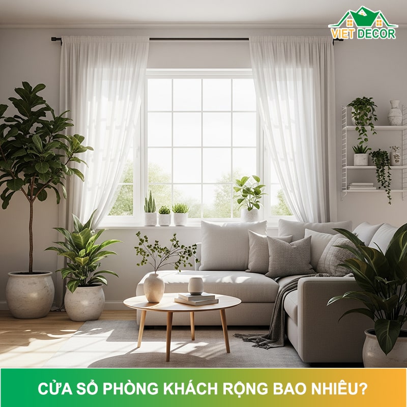 Cửa sổ phòng khách rộng bao nhiêu là chuẩn phong thủy?