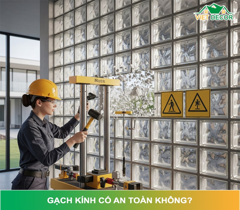 Gạch kính có an toàn không? Giải đáp từ chuyên gia