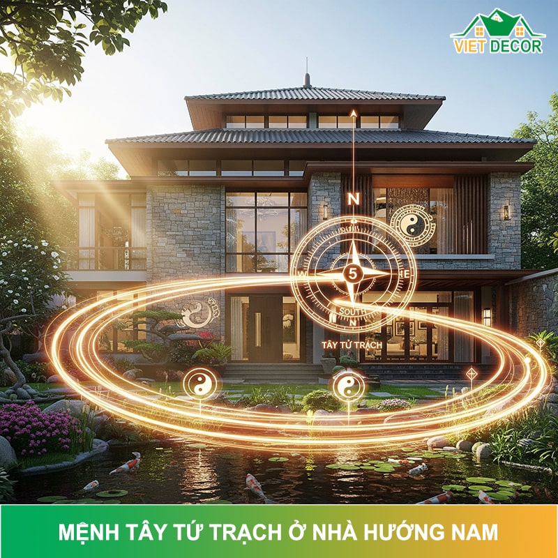 Người mệnh Tây tứ trạch ở nhà hướng Nam có hợp không?