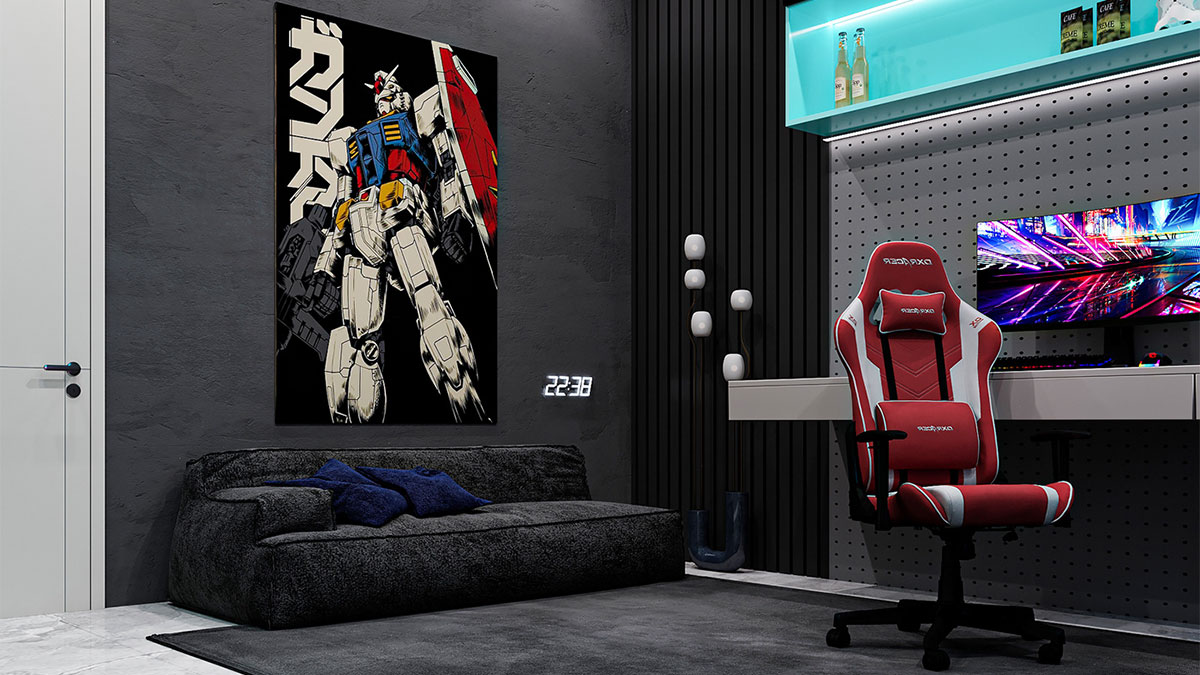 Nội thất phòng phong cách thiết kế gaming room