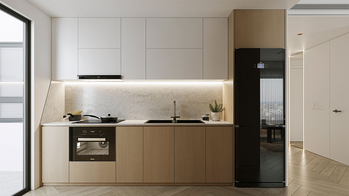 Nội thất căn hộ phong cách thiết kế hiện đại modern