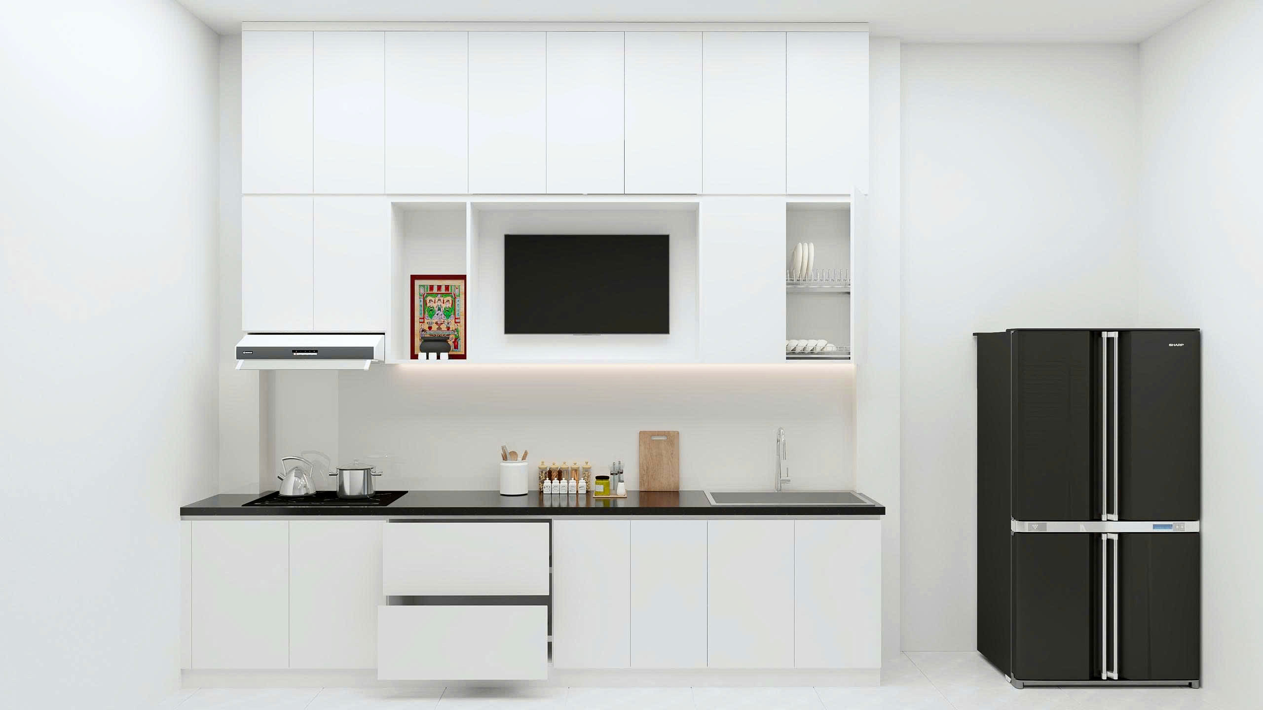 Thi công tủ bếp chữ I chỉ trong 15 ngày tại Phú Nhuận TP HCM: Niềm tin từ xa của chị Anh Thư