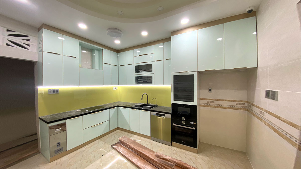 Tủ bếp nhà anh Mạnh