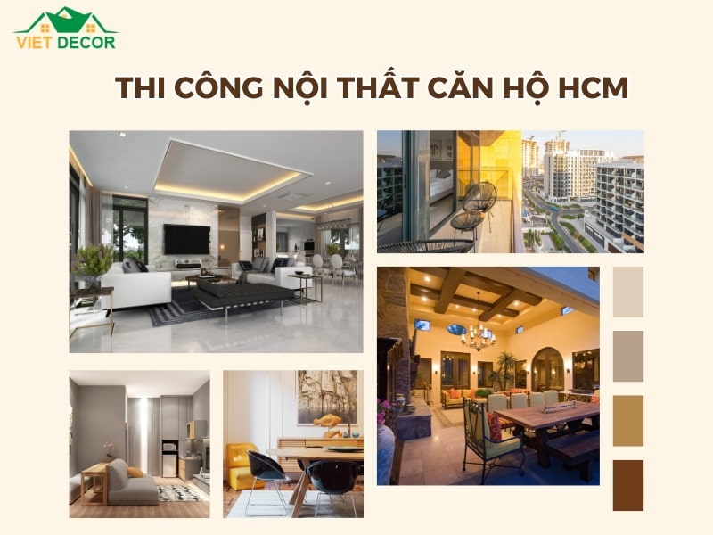 Báo giá thi công nội thất chung cư TPHCM trọn gói Mới Nhất | Nội Thất Việt Decor