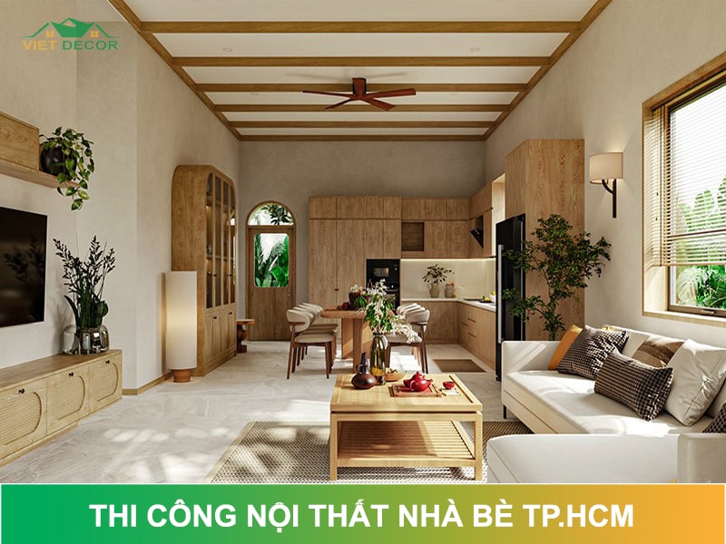 Thiết kế - thi công nội thất Nhà Bè TP.HCM trọn giói 2026