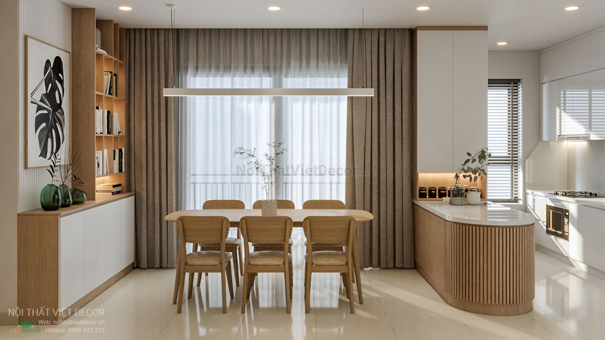 Nội thất Việt Decor thiết kế thi công nội thất căn hộ 3 phòng ngủ tại quận 12, thành phố Hồ Chí Minh