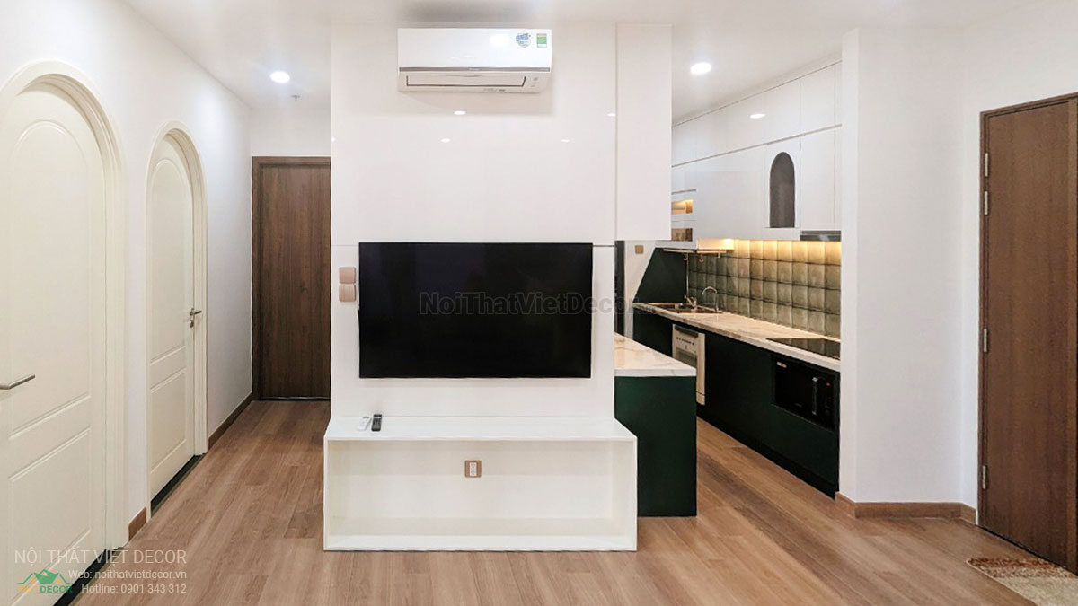 Thi công hoàn thiện nội thất căn hộ 3 phòng ngủ CII Tower anh Trung - Bình Thạnh, TPHCM