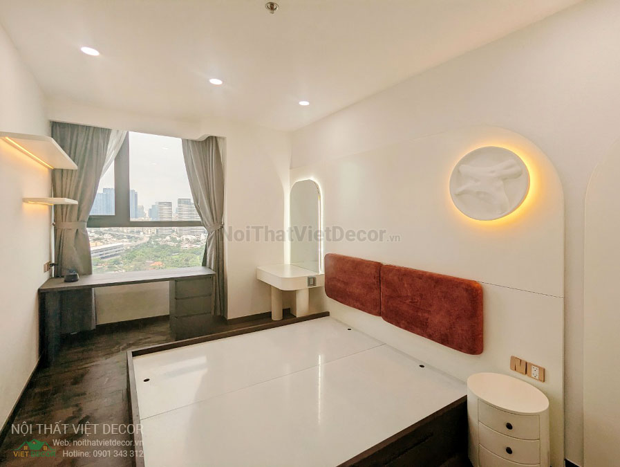 Thi công hoàn thiện nội thất căn hộ 3 phòng ngủ CII Tower anh Trung - Bình Thạnh, TPHCM