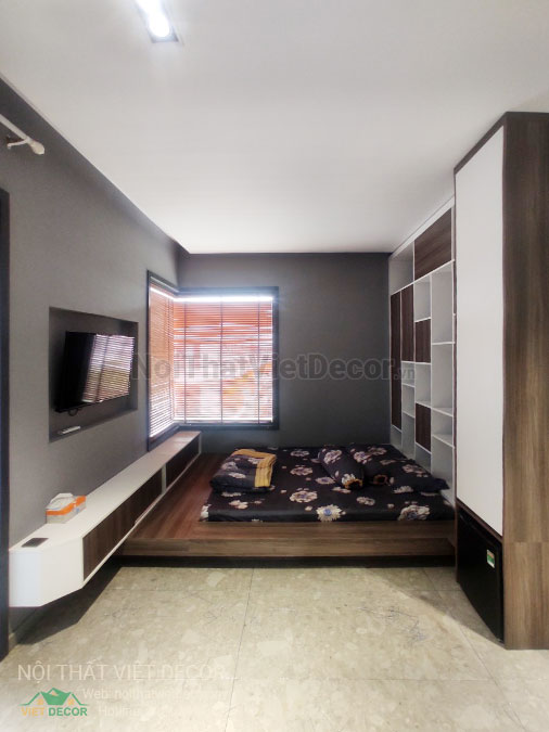 Nội Thất Việt Decor thiết kế thi công nội thất, tủ bếp gỗ công nghiệp An Cường, biệt thự 4 phòng ngủ Tp Thủ Đức, phòng ngủ 3