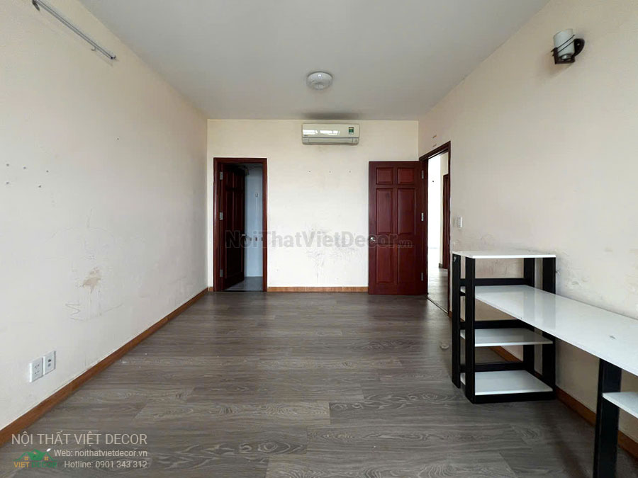 Nội Thất Việt Decor khảo sát hiện trạng căn hộ 3 phòng ngủ chung cư Tecco phường Linh Đồng thành phố Thủ Đức phòng ngủ master