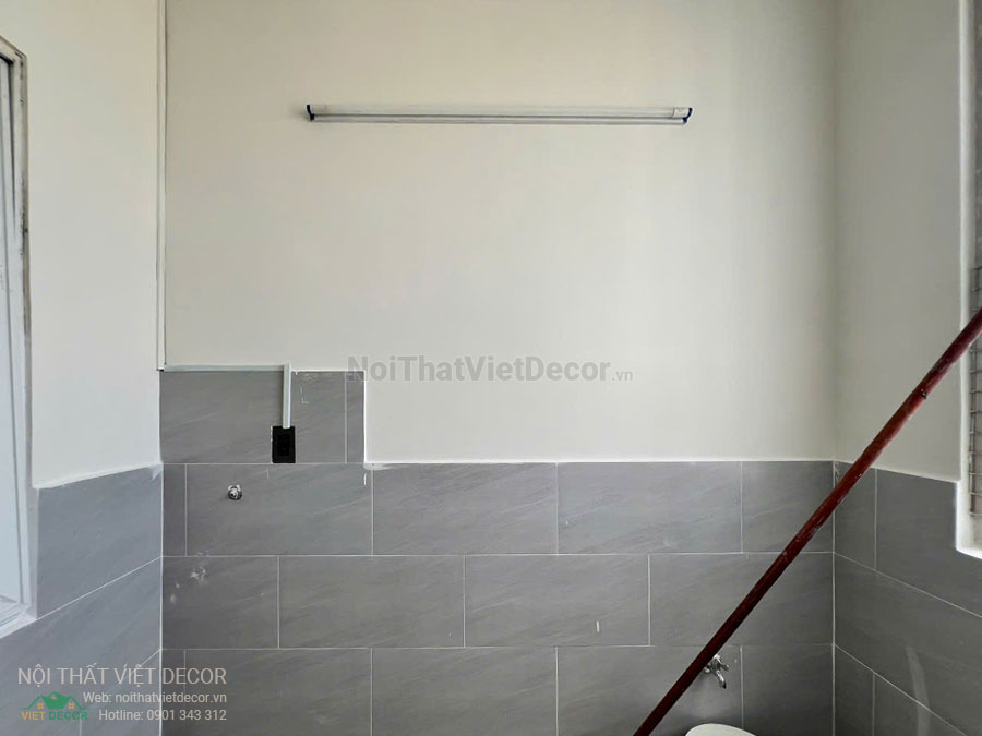 Nội Thất Việt Decor thi công cải tạo hoàn thiện căn hộ 3 phòng ngủ chung cư Tecco phường Linh Đồng thành phố Thủ Đức lô gia