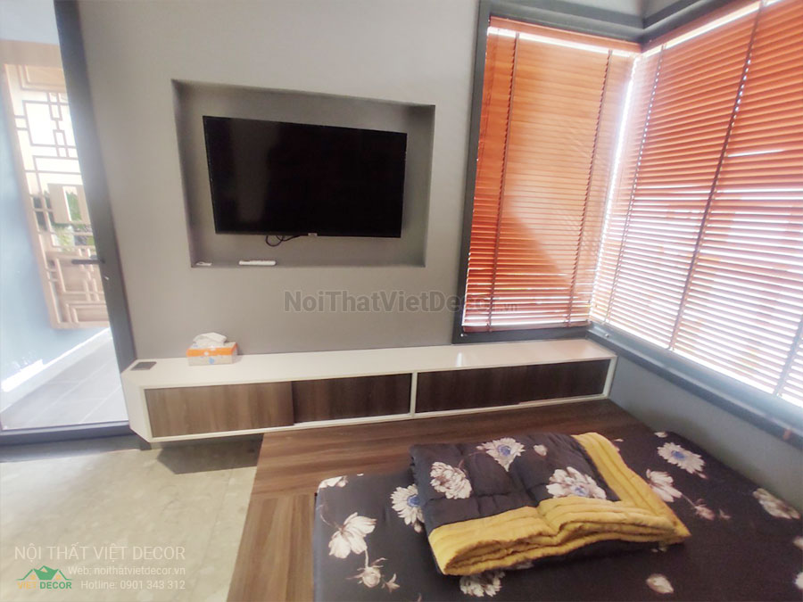 Nội Thất Việt Decor thiết kế thi công nội thất, tủ bếp gỗ công nghiệp An Cường, biệt thự 4 phòng ngủ Tp Thủ Đức, phòng ngủ 3