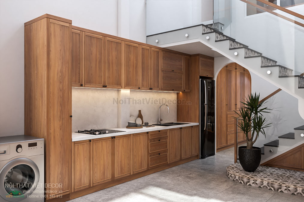 Nội thất Việt Decor thiết kế thi công nội thất nhà phố độc lạ, cá tính tại quận 2, thành phố Hồ Chí Minh, tủ bếp