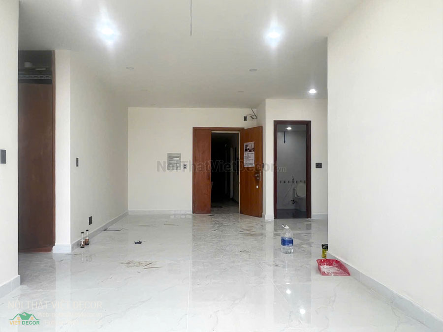 Nội Thất Việt Decor thi công cải tạo hoàn thiện căn hộ 3 phòng ngủ chung cư Tecco phường Linh Đồng thành phố Thủ Đức phòng khách