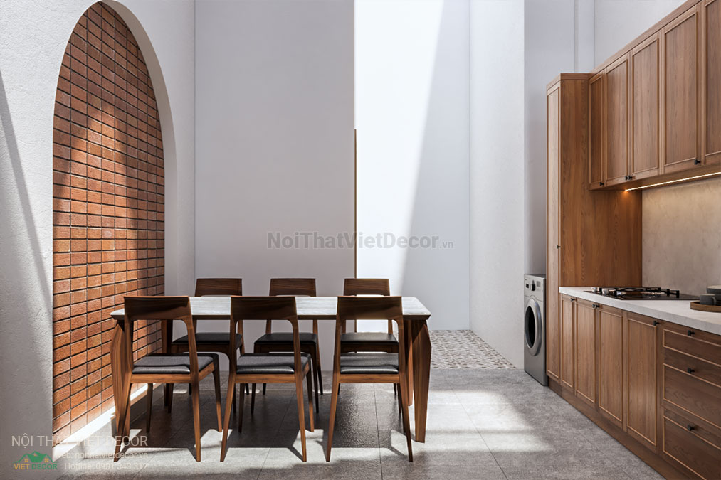 Nội thất Việt Decor thiết kế thi công nội thất nhà phố độc lạ, cá tính tại quận 2, thành phố Hồ Chí Minh, tủ bếp