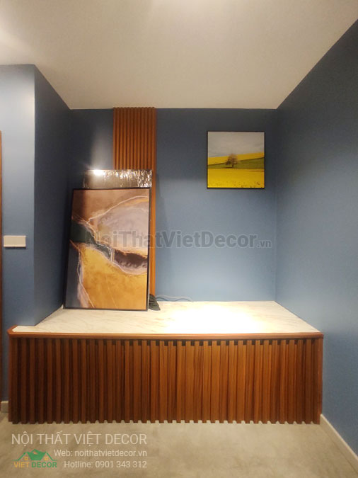 Nội Thất Việt Decor thiết kế thi công nội thất, tủ bếp gỗ công nghiệp An Cường, biệt thự 4 tầng tại dự án Lovera Premier Bình Chánh Tp Hồ Chí Minh, phòng ngủ 2
