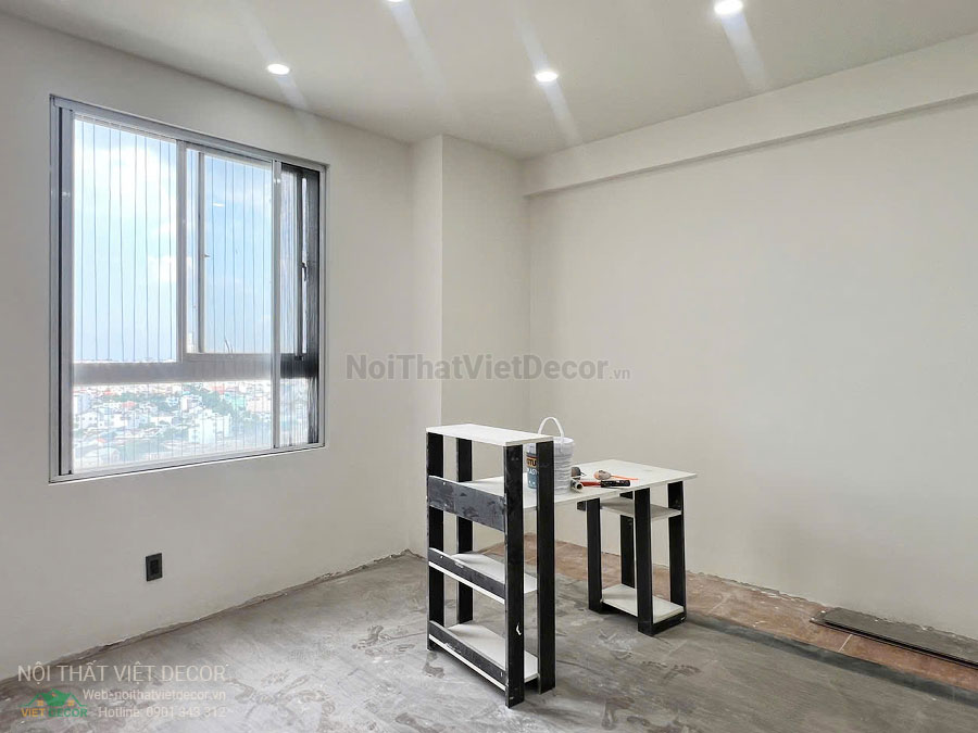 Nội Thất Việt Decor thi công cải tạo hoàn thiện căn hộ 3 phòng ngủ chung cư Tecco phường Linh Đồng thành phố Thủ Đức phòng ngủ bé gái