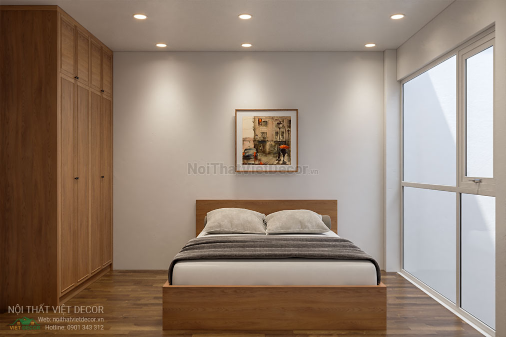 Nội thất Việt Decor thiết kế thi công nội thất nhà phố độc lạ, cá tính tại quận 2, thành phố Hồ Chí Minh, phòng ngủ