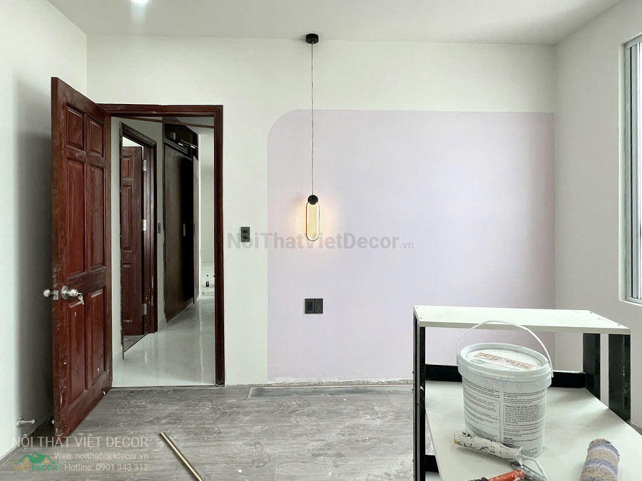 Nội Thất Việt Decor thi công cải tạo hoàn thiện căn hộ 3 phòng ngủ chung cư Tecco phường Linh Đồng thành phố Thủ Đức phòng ngủ bé gái