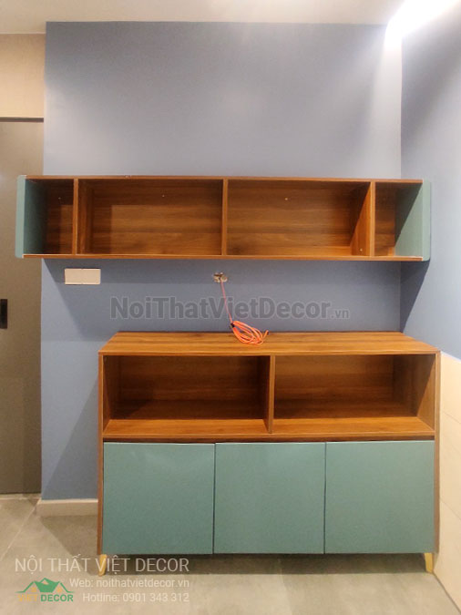 Nội Thất Việt Decor thiết kế thi công nội thất, tủ bếp gỗ công nghiệp An Cường, biệt thự 4 tầng tại dự án Lovera Premier Bình Chánh Tp Hồ Chí Minh, phòng ngủ 2