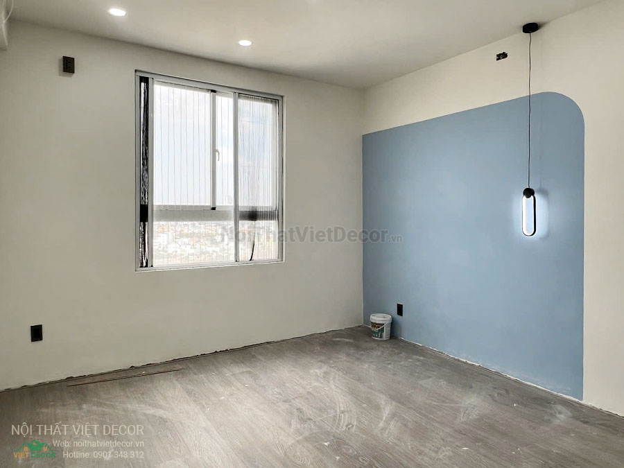 Nội Thất Việt Decor thi công cải tạo hoàn thiện căn hộ 3 phòng ngủ chung cư Tecco phường Linh Đồng thành phố Thủ Đức phòng ngủ bé trai