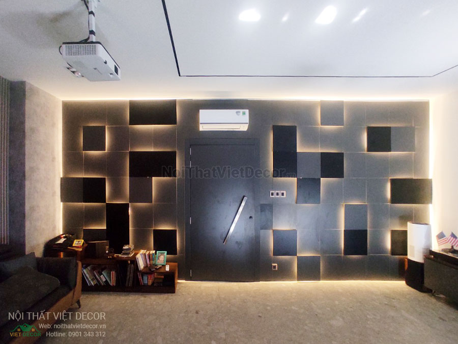Nội Thất Việt Decor thiết kế thi công nội thất, tủ bếp gỗ công nghiệp An Cường, biệt thự 4 phòng ngủ Tp Thủ Đức, phòng giải trí