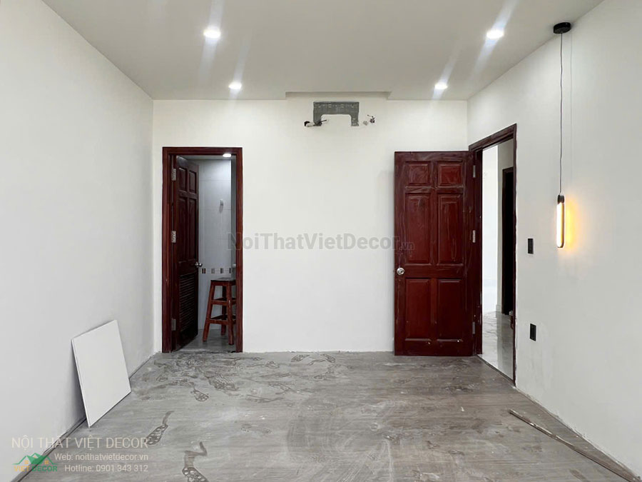 Nội Thất Việt Decor thi công cải tạo hoàn thiện căn hộ 3 phòng ngủ chung cư Tecco phường Linh Đồng thành phố Thủ Đức phòng ngủ master
