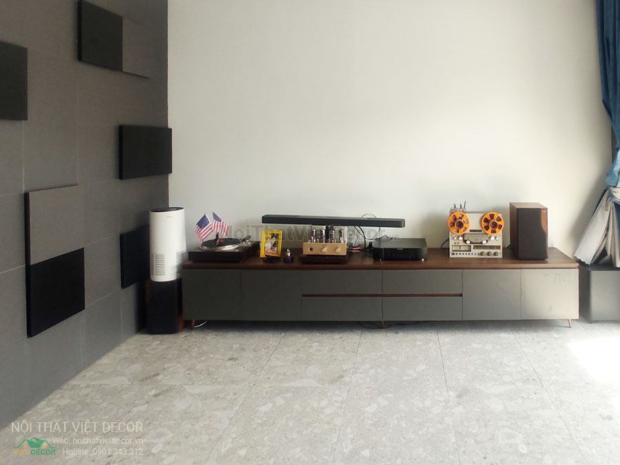 Nội Thất Việt Decor thiết kế thi công nội thất, tủ bếp gỗ công nghiệp An Cường, biệt thự 4 phòng ngủ Tp Thủ Đức, phòng giải trí