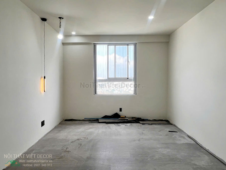 Nội Thất Việt Decor thi công cải tạo hoàn thiện căn hộ 3 phòng ngủ chung cư Tecco phường Linh Đồng thành phố Thủ Đức phòng ngủ master