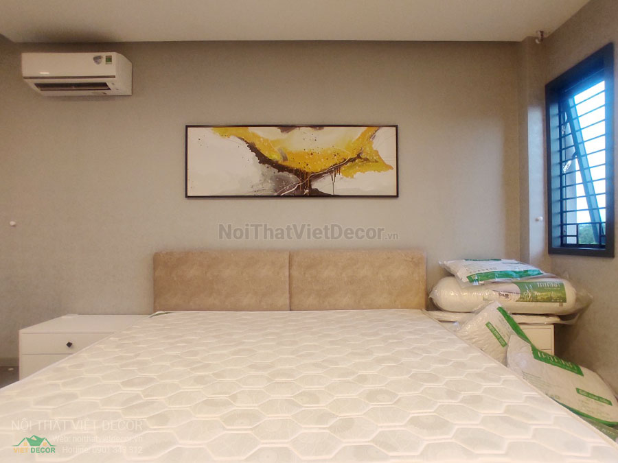 Nội Thất Việt Decor thiết kế thi công nội thất, tủ bếp gỗ công nghiệp An Cường, biệt thự 4 tầng tại dự án Lovera Premier Bình Chánh Tp Hồ Chí Minh, phòng ngủ 3
