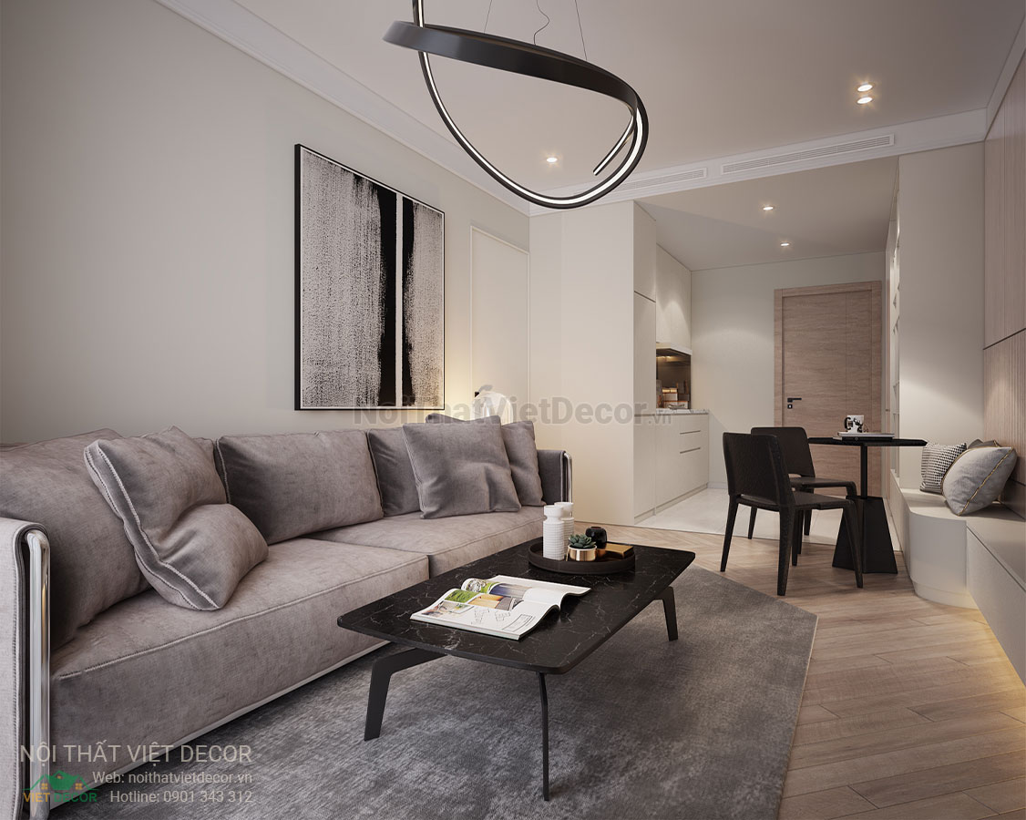 Nội thất Việt Decor thiết kế thi công trang trí nội thất căn hộ studio dự án lavida plus quận 7 tp hồ chí minh