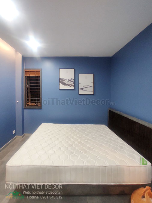 Nội Thất Việt Decor thiết kế thi công nội thất, tủ bếp gỗ công nghiệp An Cường, biệt thự 4 tầng tại dự án Lovera Premier Bình Chánh Tp Hồ Chí Minh, phòng ngủ 4