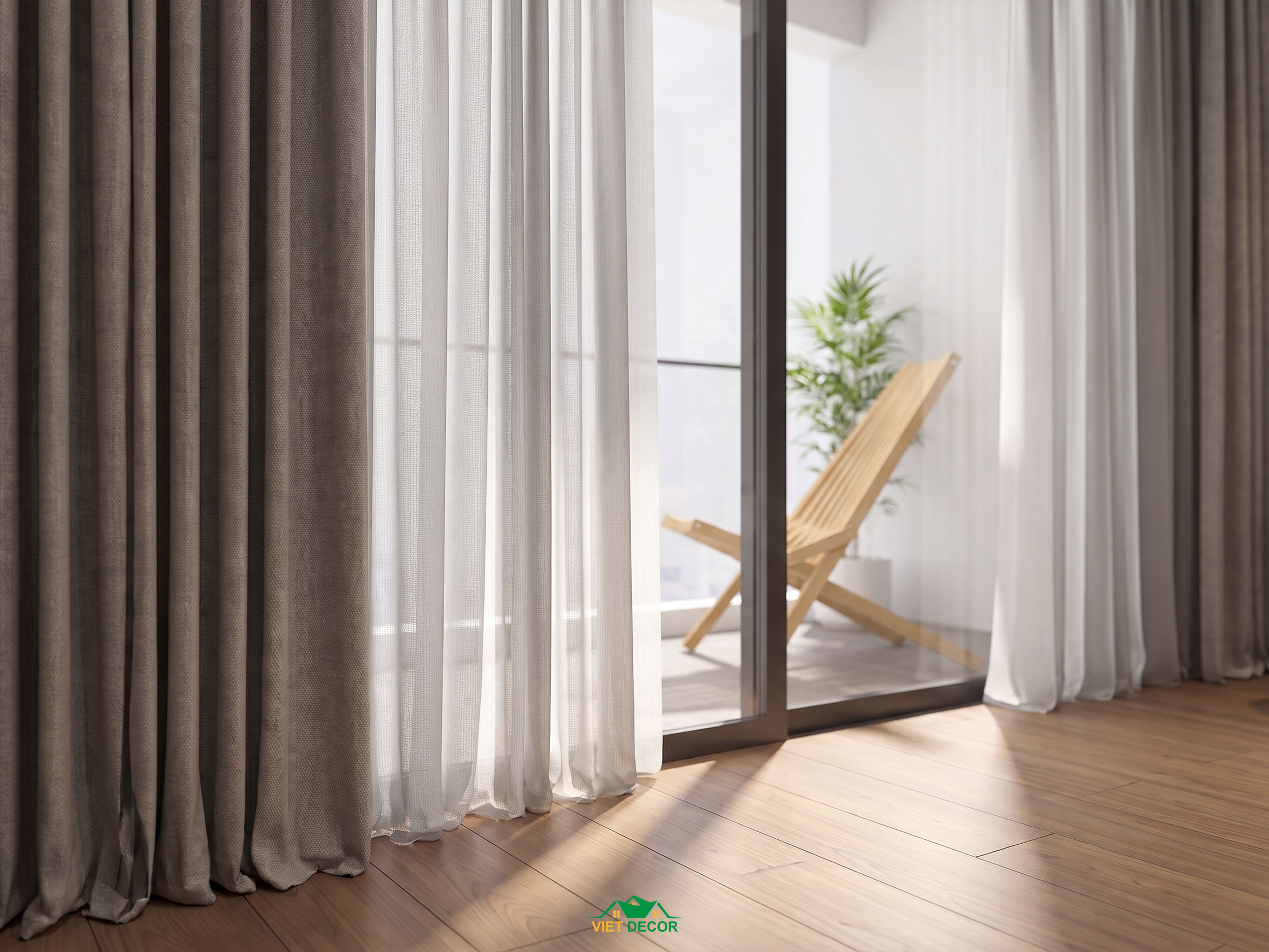Nội Thất Việt Decor thiết kế thi công nội thất căn hộ 3 phòng ngủ The Opus One Vinhomes Grand Park TP HCM, phòng khách