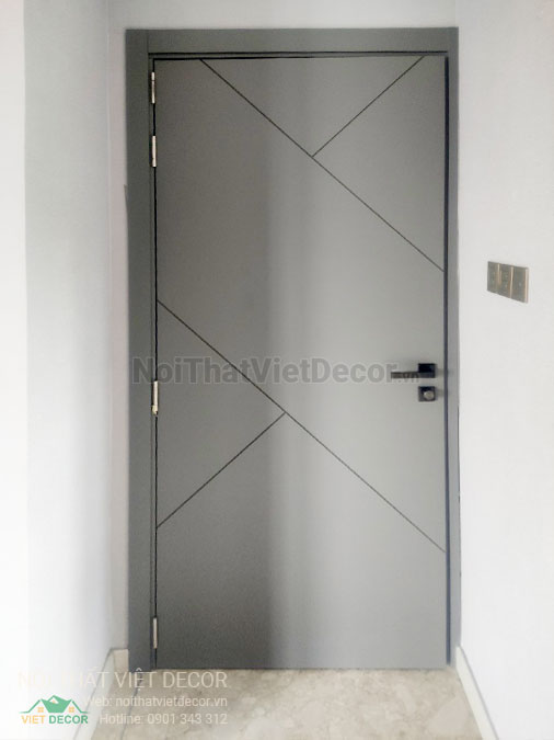 Nội Thất Việt Decor thiết kế thi công nội thất, tủ bếp gỗ công nghiệp An Cường, biệt thự 4 phòng ngủ Tp Thủ Đức, phòng ngủ 1, cửa phỏng