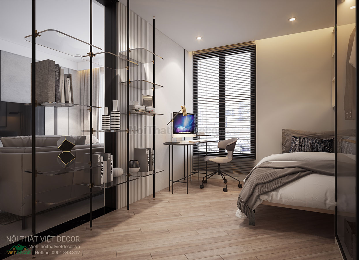 Nội thất Việt Decor thiết kế thi công trang trí nội thất căn hộ 2 phòng ngủ dự án lavida plus quận 7 tp hồ chí minh