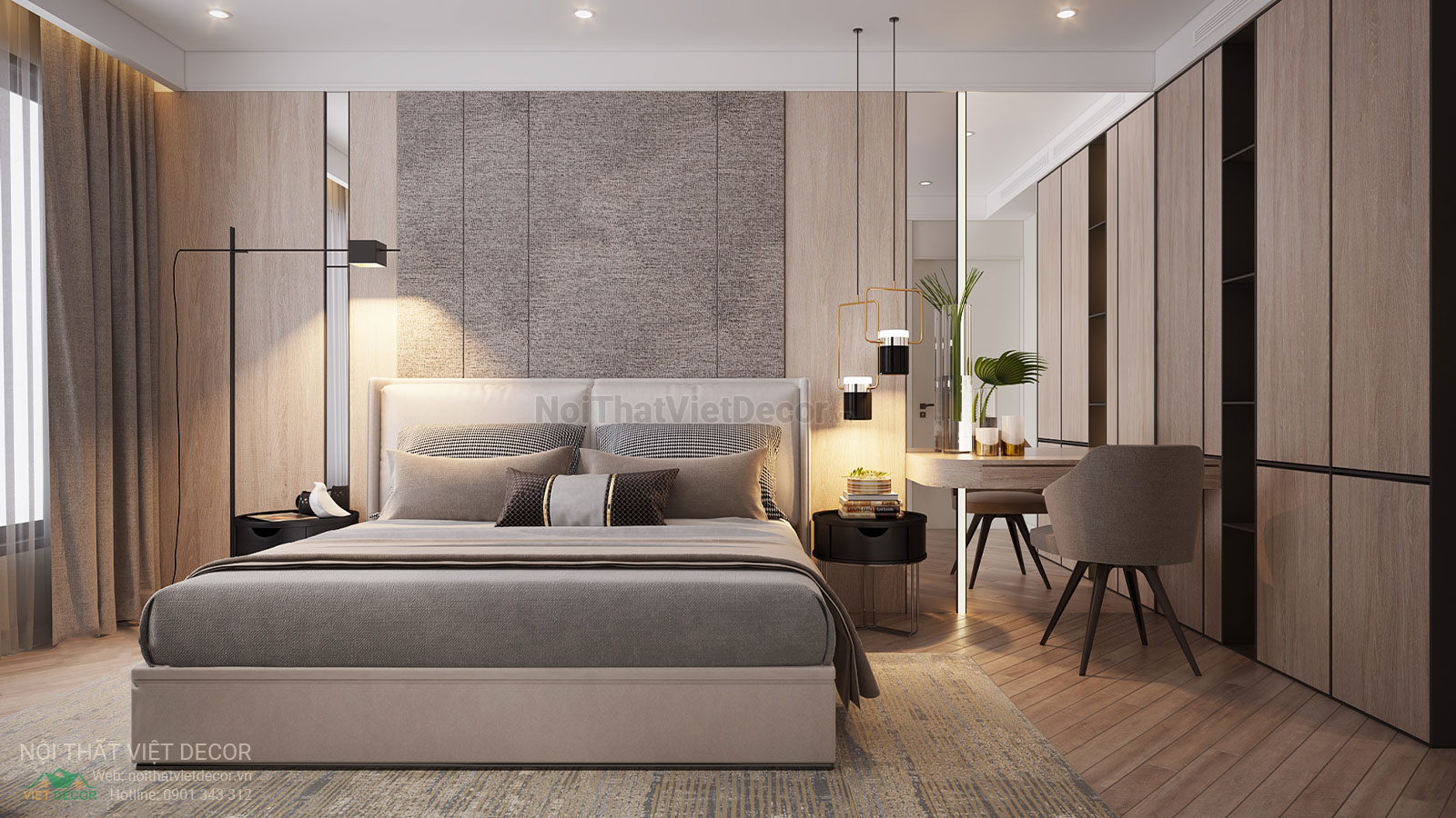 Nội thất Việt Decor thiết kế thi công trang trí nội thất căn hộ studio dự án lavida plus quận 7 tp hồ chí minh