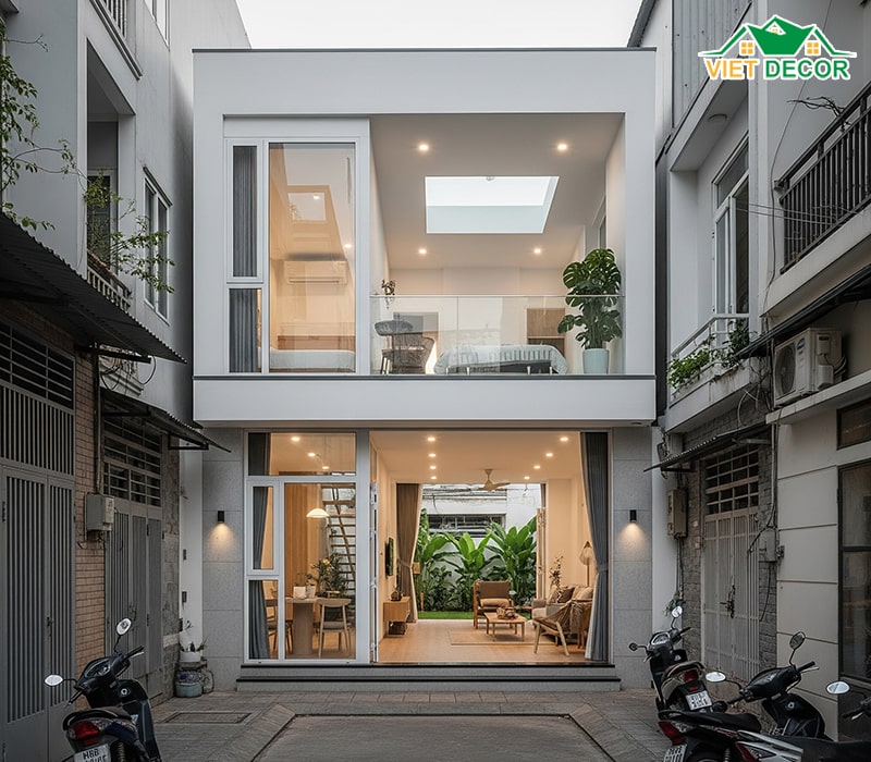 Đặc điểm của mẫu nhà ống 2 tầng 5x20m