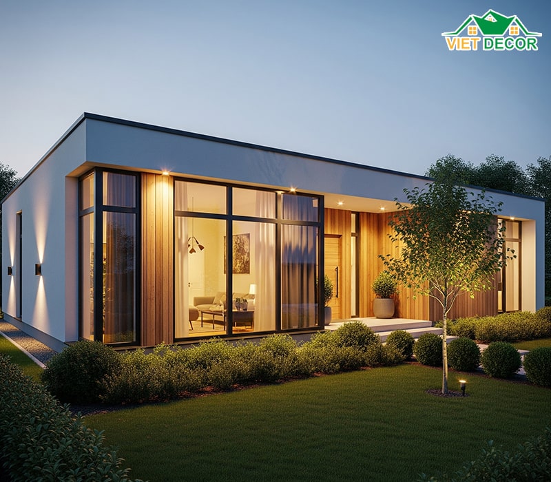 5x20m nhà ống 1 tầng 3 phòng ngủ