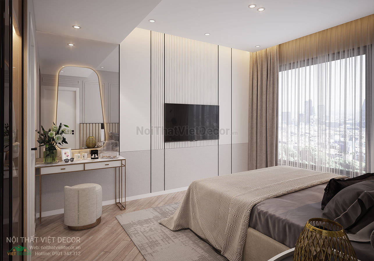 Nội thất Việt Decor thiết kế thi công trang trí nội thất căn hộ 3 phòng ngủ dự án lavida plus quận 7 tp hồ chí minh
